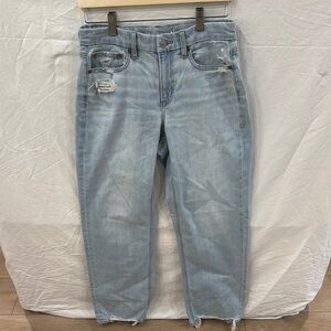 American Eagle Outfitters Curvy High Waisted straight leg